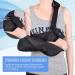 Universal Arm Sling Shoulder Immobilizer with Foam Neck Pad - Adjustable Arm Support for Men, Women, Teenagers - Black - Buy Online on GoSupps.com