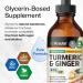 BIO KRAUTER Turmeric and Ginger Supplement - Pure Vegan Liquid Turmeric & Ginger Tincture with Pepper 4 Fl.Oz 56 Days of Supply - Curcumin Drops for Joint Support Antioxidant & Immune Support 4 Fl Oz (Pack of 1) - Buy Online on GoSupps.com