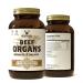 HEART & SOIL 100% Grass Fed & Finished Beef Organs from Regenerative Cattle with Liver Heart Kidney Pancreas & Spleen 3000mg Beef Organ Supplement for Women & Men Glass Bottle 180 Capsules