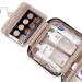 NISHEL Large Women's Travel Toiletry Bag - Pink Organizer for Makeup, Accessories & Toiletries - Buy Online on GoSupps.com