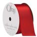 Berwick Offray 284933 1.5 Wide Double Face Satin Ribbon  Red  3 Yds 1-1/2 Inch x 12 Feet Red Solid