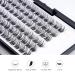 Buy Lankiz 0.07 D Curl 12mm Single Eyelashes - 72 PCs Fluffy Cluster Lashes for DIY Eyelash Extensions - Buy Online on GoSupps.com