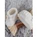Royal Icon Newborn Baby Booties with Bow | Soft Knitted Bootees for 0-3 Months | White RI354 - Buy Online on GoSupps.com