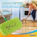 Reusable Microfiber Mop Pads for Swiffer Sweeper - 4 Pack Green | Washable Wet/Dry Cloths for Hardwood Floor Cleaning - Buy Online on GoSupps.com