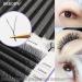 YY Lashes 0.05mm C/D Curl - 10/11/12mm Y Shape Eyelash Extensions | 2D 12 Rows Natural Soft Easy Application for Lash Artists - Salon Quality | International Shipping - Buy Online on GoSupps.com