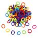 Baby Hair Bands Kids Toddler 100 Pieces Colored Soft Small Tiny Elastic Hair Ties Rubber Bands Hair Bands Ponytail Holders for Baby Girls Mix Colour(100PCS)