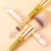 Ducare Double-Ended Foundation Brush - Ultimate Contour & Bronzer Makeup Brush for Liquid Powder Concealer & Cream Blending - Buy Online on GoSupps.com