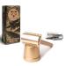 ANYMALE Safety Razor Gold Edition - Eco-Friendly Ladies Set with Stand & 5 ASTRA Blades - Plastic-Free Metal Shaving Solution - Buy Online on GoSupps.com