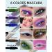 Green Tubing Colored Mascara Waterproof 5D Liquid Color Mascara Lash Extensions Volume and Length Fiber Lash Mascara Long Lasting Smudgeproof Curling Colorful Mascara St Patrick's Makeup for Women - Buy Online on GoSupps.com