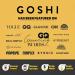 GOSHI Exfoliating Shower Sponge - Rip-Resistant & Rapid-Drying Bath Sponge for All Skin Types - Brick Red - Japan Made | International Shipping - Buy Online on GoSupps.com