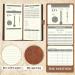 Eaasty Leather Hunting Log Book - 2 Pcs Elk Hunting Journal, Reddish Brown & Tan, 96 Pages - Buy Online on GoSupps.com