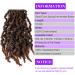 3 Packs Short Curly Spring Pre-twisted Braids Crochet Hair Extensions - 10 Ombre Fiber Twist Bulk (10 T1B30) - Buy Online on GoSupps.com