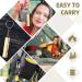 Solid Brass 3-in-1 Bear Bell with Whistle Set for Hikers | Outdoor Survival Gear for Camping, Biking, Fishing | Bear Protection Products - Buy Online on GoSupps.com