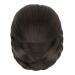 Imissu Braided Chignon Hair Cover - Chocolate Brown Donut Hair Tube Hair Tie & Wig Clips for Weddings - Updo Accessory - Buy Online on GoSupps.com