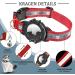 JiaraRui Reflective AirTag Cat Neck Band - Adjustable GPS Collar for Cats & Puppies | Red 9-13 inch - Buy Online on GoSupps.com