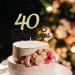 Sumerk Glitter 40 & Fabulous Cake Topper 40th Birthday Cake Picks 40th Anniversary Cake Topper Party Decorations Supplies - Buy Online on GoSupps.com