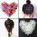 Hanyousheng 1000 Pcs Elastic Hair Bands Set with Topsy Tail Hair Tool - 1004 Piece Hair Elastic Bands for Braids, Ponytails, and Removal Tool - Buy Online on GoSupps.com