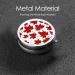 Red Maple Leaf Portable Metal Pill Box Mini Round 3-Compartment Travel-Friendly Design for Small Pills - Buy Online on GoSupps.com