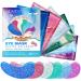 FRDUGAEye Mask Under Eye Masks Natural Collagen Patches - Pearl Pads Moisturizing Care Anti Aging Gels Tighten Skin Relieve Dark Circles Bags Eye Puffiness Fine Lines 12 Pairs