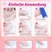 Shop Mrcuvaryas Almond Press on Nails - White Glossy French Short Fake Nails | 24 Sheer Artificial Fingernails for Women - Buy Online on GoSupps.com