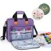 Luxja Embroidery Project Bag  Embroidery Kits Storage Bag (Bag Only)  Purple