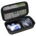 Elonbo Carrying Case for Portable Handheld Inhaler Nebulizer Machine for Adults and Kids, Asthma Inhaler Travel Case, Handheld Mesh Atomizer Machine Holder, Inhaler Spacer Bag, Black. CASE ONLY