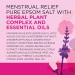 Dr Teal's Menstrual Relief Epsom Salt Soaking Solution 3 lbs (Pack of 4) | Herbal Plant Complex & Essential Oils | Packaging May Vary - Buy Online on GoSupps.com