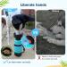 Pecute 650ml Dogs Water Bottle & Food Container 3-in-1 - Portable Portable Puppy Drinking Bottle for Travel & Walks - Light Blue - Buy Online on GoSupps.com