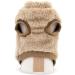 Smalllee Lucky Store Sherpa Fleece Sweater Vest for Small Dogs & Cats | Warm Autumn Winter Clothing for Yorkies & Chihuahuas | D-Ring Soft Sweatshirt Brown Size L - Buy Online on GoSupps.com