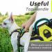 Eagloo Adjustable Dog Harness for Small Dogs | Anti-Train Durable & Reflective | XS Size Ideal for Walking & Jogging Green (1 Pack) - Buy Online on GoSupps.com