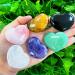 XIANNVXI 45mm 1.8 Black Obsidian Healing Heart Stones | 100% Natural Gemstone Crystals | Reiki Crystal Gifts - Buy Online on GoSupps.com