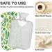 Cactus Floral Hot Water Bottle - 1L Pain Relief & Muscle Injury Relief | International Shipping Available - Buy Online on GoSupps.com