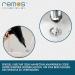 High-Quality REMOS Stainless Steel Dental Mirror - 1.5x Magnification for Precise Oral Care | International Shipping Available - Buy Online on GoSupps.com