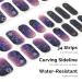 Nailog Semi Cured Gel Nail Strips - 34 Pcs Gel Nail Stickers | Buy 2 Get 1 UV Lamp | Long Lasting & Glossy Finish | Gradient Color Constellation - Buy Online on GoSupps.com