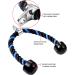 Deluxe Tricep Rope Pull Down Cable - 27'' | Easy Grip Non-Slip Gym Attachment | Blue & Black - Buy Online on GoSupps.com