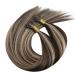 Moresoo Keratin I Tip Extensions - Real Hair Dark Brown & Caramel Blonde 45 cm Silky Soft Remy Hair 50s Pack 0.8g/s - Buy Online on GoSupps.com
