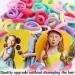 ELastic Hair Ties | 100 Seamless Hair Bands | Baby Hair Bands | Colored Soft Small Toddler Hair Ties | Multicolor Toddler Hair Bobbles | Seamless Elastic Girls Hair Bands for Girls Colorful1 - Buy Online on GoSupps.com