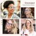 Buy EASY READ 3 Pairs Women's Reading Glasses - Blue Light Blocking Anti-UV Spring Hinge - Black Pink Beige 2.0x - Buy Online on GoSupps.com