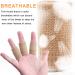 Finger Sleeves Thumb Splint Brace - Breathable Elastic Compression Support for Pain Relief & Sports - 10PCS, Beige - Buy Online on GoSupps.com