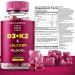 Vitamin D3 K2 Gummies 10000 IU with Calcium 100mg - Vegan Vitamin D Supplement for Men & Women - Non-GMO - Buy Online on GoSupps.com