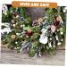 HOMSFOU 175 Pcs Christmas Wreath Decoration Red Berries Pine Needles Fake Fruit Home Decor Bouquet Flower Picks Diy Crafts Photography Eucalyptus Fruits Dried Fruit Self Made Ornaments Assorted Colorx5pcs 2.2x2.2cmx5pcs - Buy Online on GoSupps.com