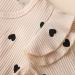 UUAISSO Baby Girls Cow Print Ruffled Top and Pants Set | 9-12 Months | Infant Clothing Outfit Gift - Apricot Hearts - Buy Online on GoSupps.com