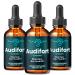NutraVibe (3 Pack) Audifort Daily Hearing Support Drops with a Clean Liquid Formula for Ear Health Auditory Clarity and Inner Ear Balance | Plant-Based Easy-to-Use Droppers (90 Servings)