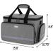 CURMIO Nurse Bag with Dividers and No-slip Bottom - Ideal for Home Visits, Health Care, and Gifts - Gray - Buy Online on GoSupps.com