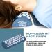 Buy Umbro Acupressure Mat with Pillow | Massage & Acupuncture Mat for Back Pain Relief Blue International Shipping Available - Buy Online on GoSupps.com