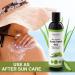 Organic Aloe Vera Gel for Face, Skin, Hair, Sunburn Relief - Extra Strength Concentrated Formula by Aromasong - Buy Online on GoSupps.com