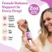 Balanced Femme: Natural PMS & Menopause Support with Black Cohosh | Herbal Liquid Blend for Hot Flashes - Buy Online on GoSupps.com