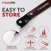 MAXOPRO Stainless Steel Pointed Tweezers for Precision Hair Removal - Ideal for Facial & Eyebrow Grooming - Black - Buy Online on GoSupps.com