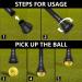 XSMSGO Golf Ball Retriever | Putter Grip Tool with Suction Cup | Portable Golf Ball Grabber for Putters | Black Medium - Buy Online on GoSupps.com