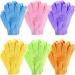 12 Pairs Exfoliating Shower Bath Scrub Gloves by Anezus | Body Exfoliator Glove for Spa Massage and Dead Skin Cell Remover - 6 Colors - Buy Online on GoSupps.com